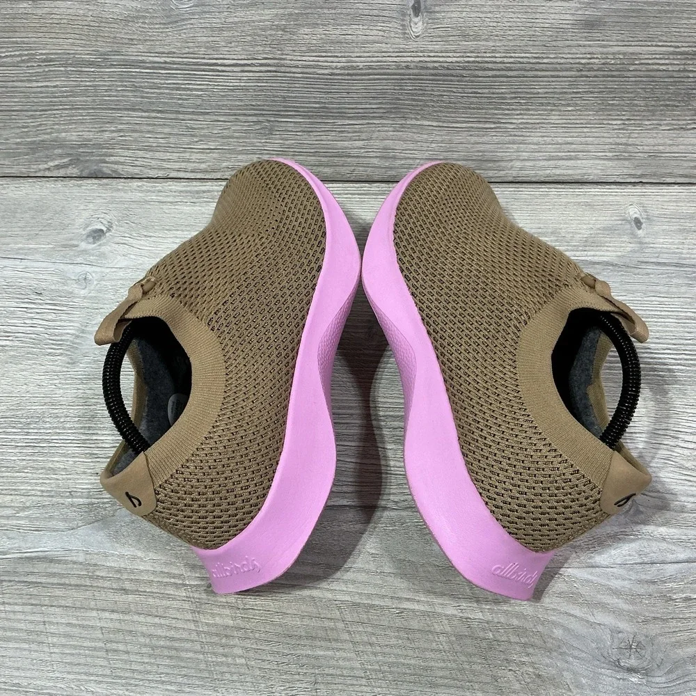 Allbirds TD Tree Dasher Relay Shoes Sneakers Walking Brown Pink Men's Size 10 US